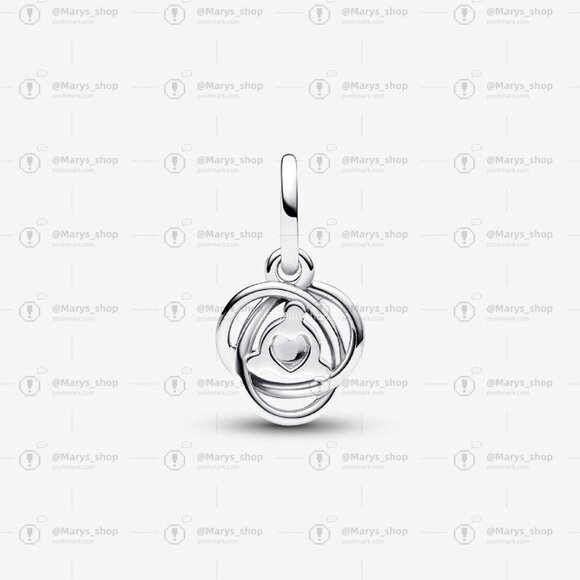 Pandora Clear Eternity Circle Dangle Charm - Picture 2 of 6